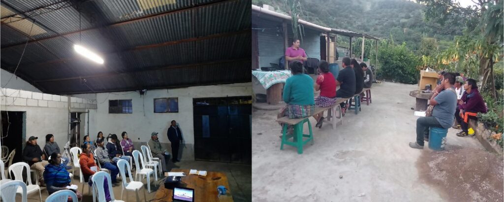 Capacitación a COCODES de San Mateo Milpas Altas, Sacatepéquez