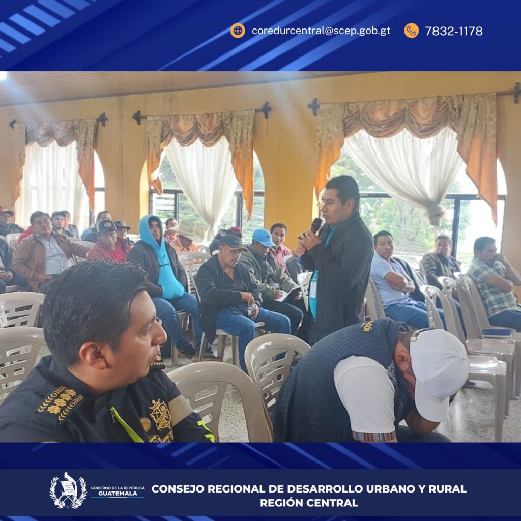 Capacitación sobre el tema Ley de Consejos de Desarrollo