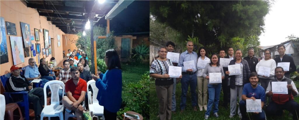 Clausura por culminación de los módulos de capacitación a integrantes del Consejo Comunitario de Desarrollo -COCODE-