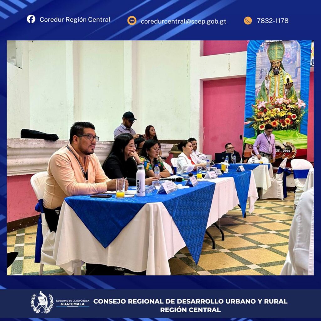 Novena Reunión Ordinaria del CODEDE Sacatepéquez