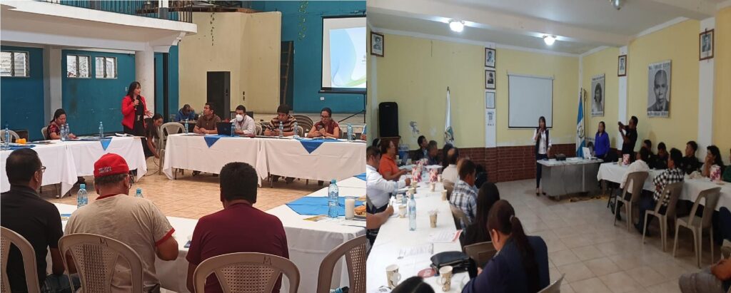 Reunión del Consejo Municipal de Desarrollo -COMUDE- de los Municipios de Acatenango y San Andrés Itzapa