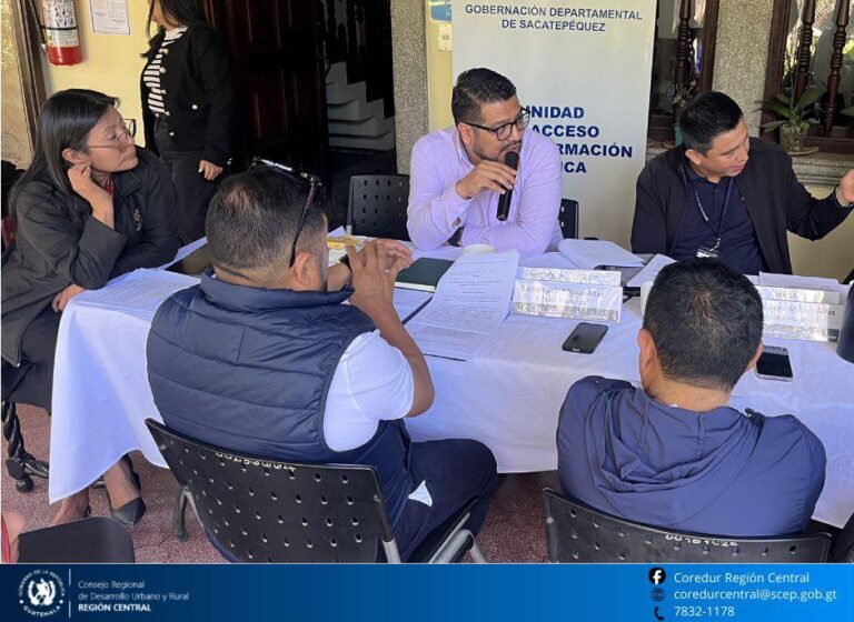 Reunión de la Autoridad Protectora de la Subcuenca y Cauce del Río Pensativo