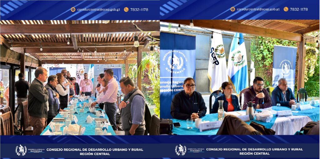 Sexta reunión ordinaria del Consejo Regional de Desarrollo Urbano y Rural, Región Central