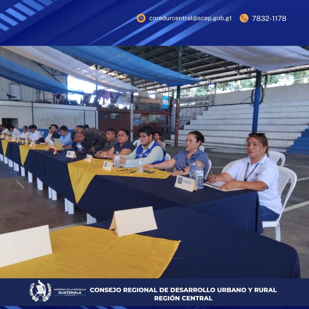 séptima reunión Ordinaria del Consejo Municipal de Desarrollo COMUDE del municipio de Santa Lucía Cotzumalguapa,